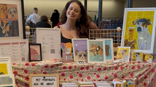From Sketchbook to Market Stall A Day in the Life of a Glasgow Pet Portrait Artist