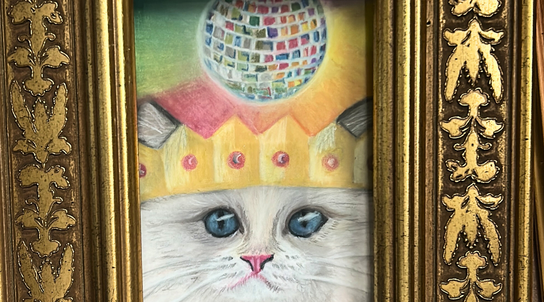 Drinks and Pets: My Artwork at Bossa in Strathbungo