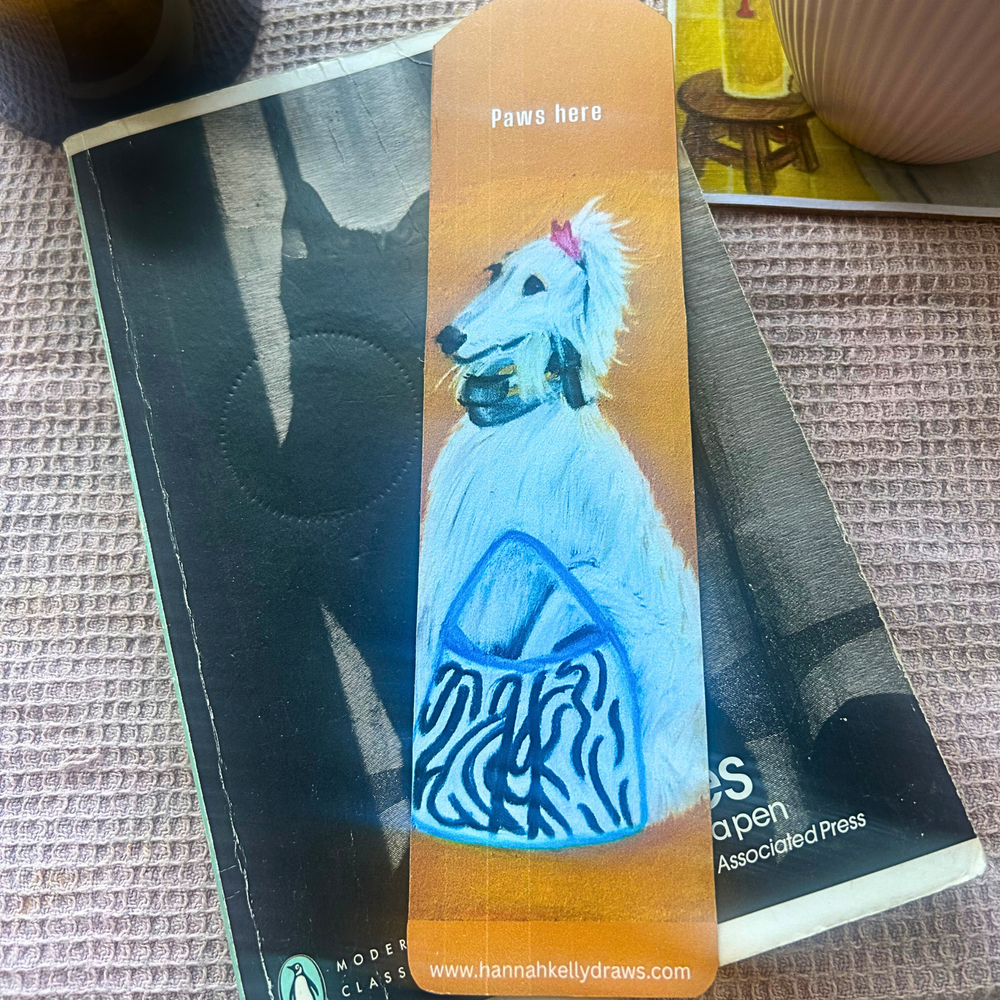 Fashionista Dog – Illustrated Bookmark