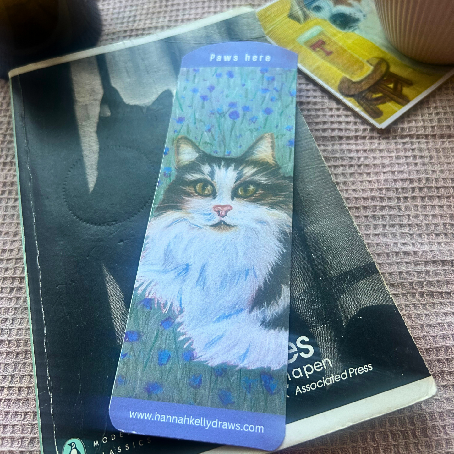 Forget Me Not– Illustrated Bookmark