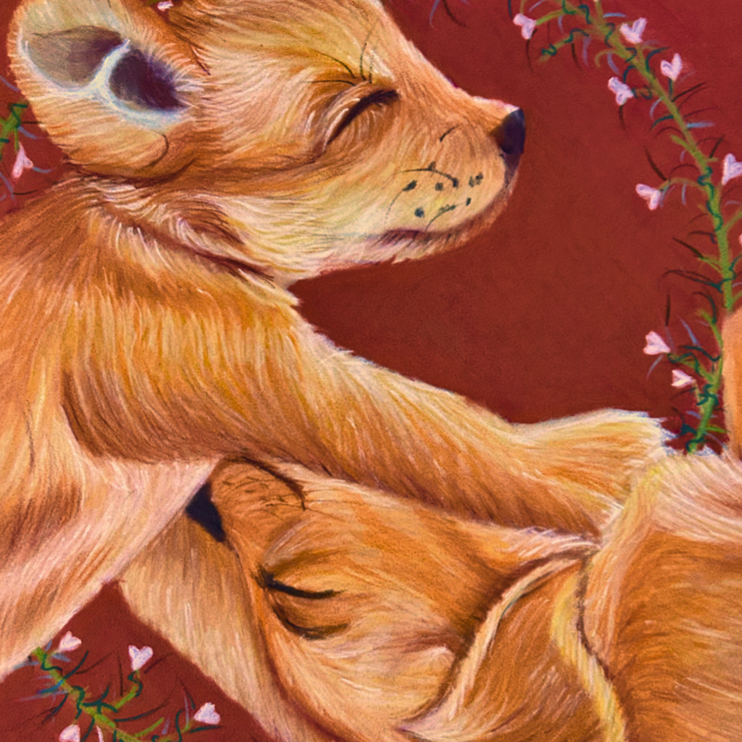 The Art of Companionship | Fox Art Print