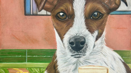 Hand-Drawn Pet Prints That Tell a Story