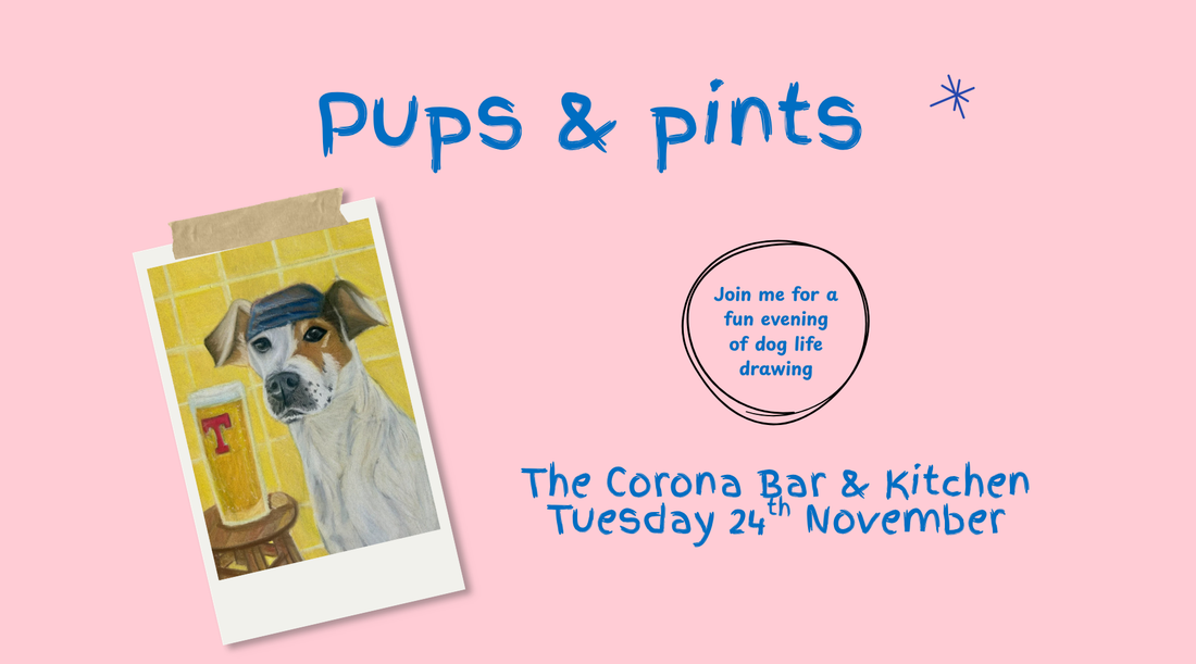 Pups & Pints Dog Drawing Social in Shawlands: Why Smaller Is Better!