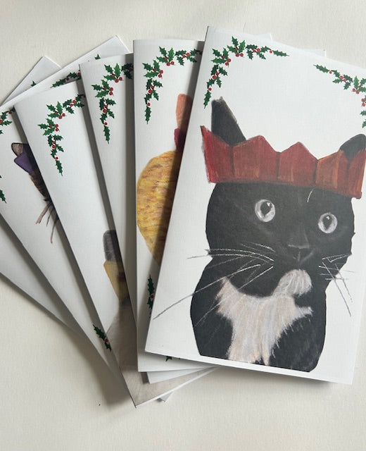 Selection of Christmas cards, from cockapoo to pug