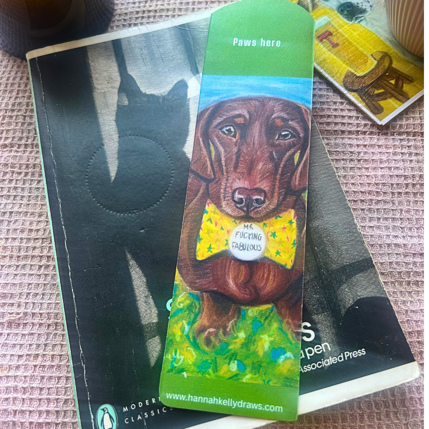 Mr Fucking Fabulous – Illustrated Bookmark