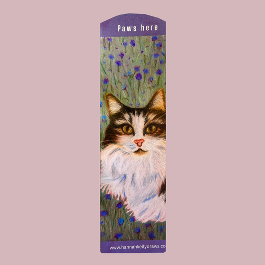 Forget Me Not– Illustrated Bookmark