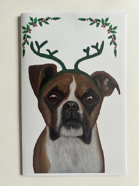 Pack of 12 assorted dog and cat Christmas cards