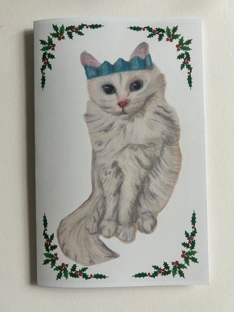 Pack of 12 assorted dog and cat Christmas cards