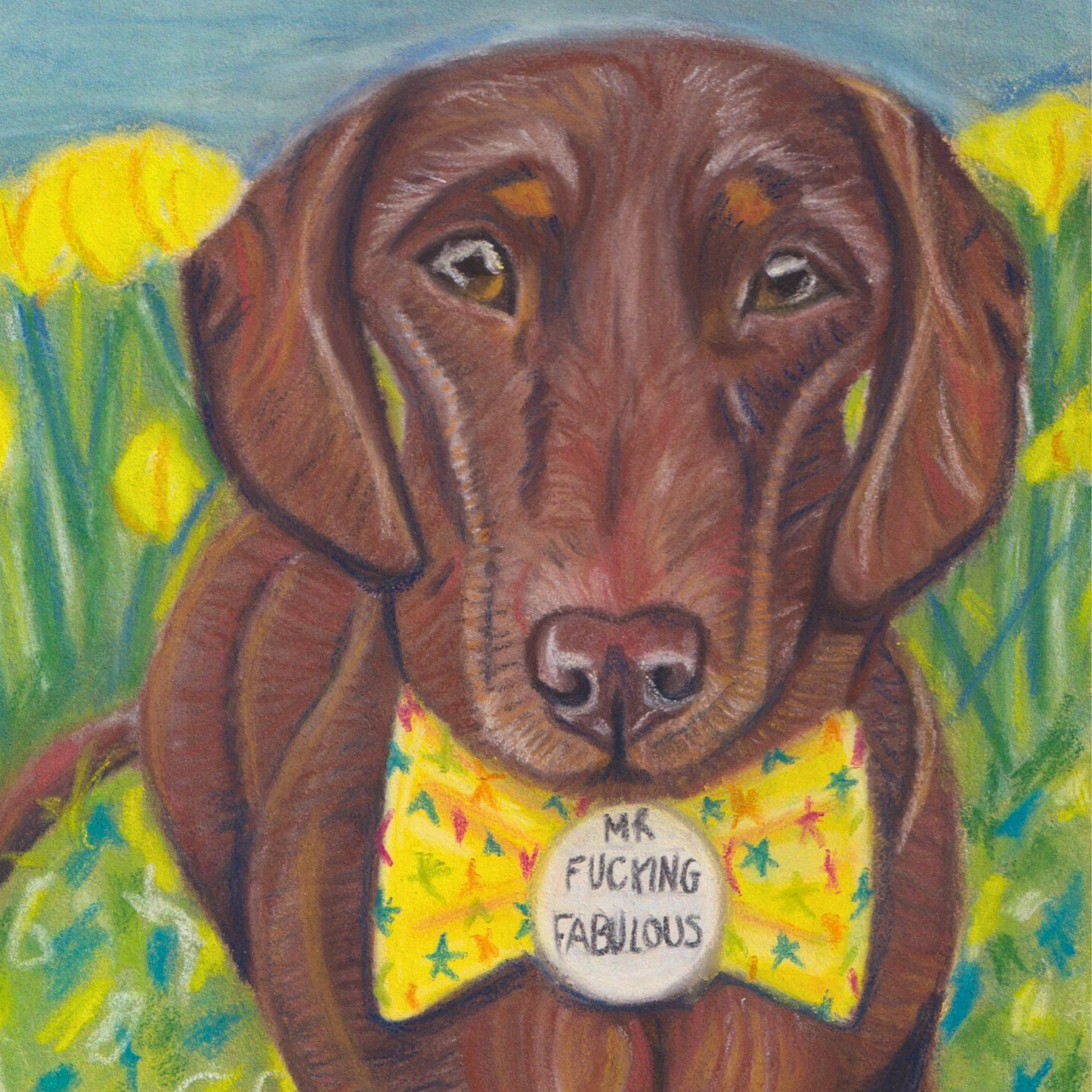 Mr Fucking Fabulous | Sausage Dog Art Print