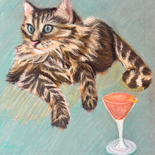 Perfectly Cosmopolitan – Illustrated Coaster